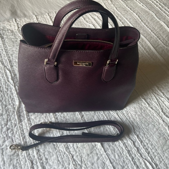 kate spade Handbags - Kate Spade Burgundy Satchel Bag